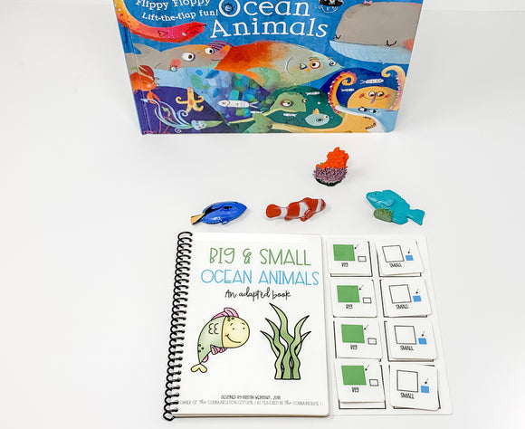 Big and Small Ocean Animals: Adapted Book