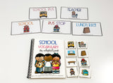 School Vocabulary: Adapted Book