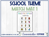 Back to School Match Mat 1