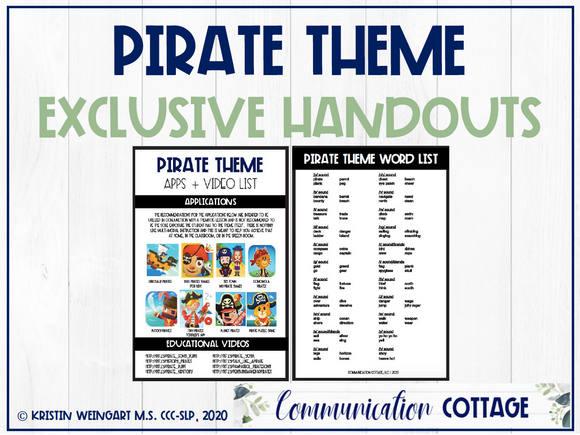 Pirate Exclusive Handouts