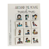 Around the House Match Mat