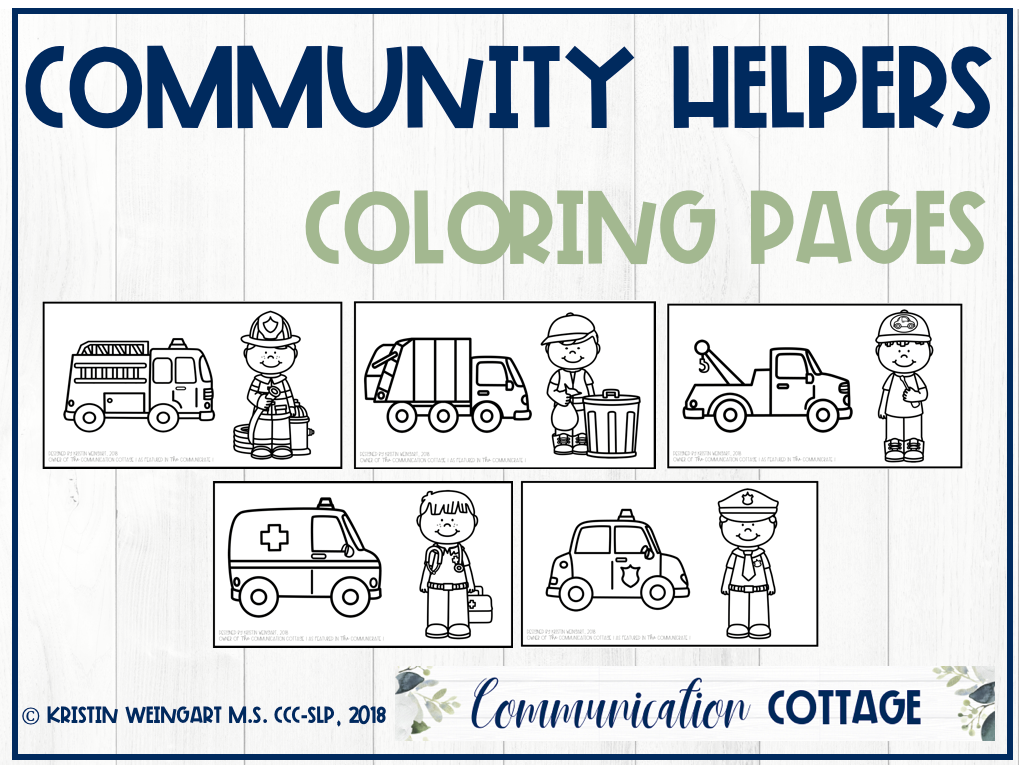 community helpers pictures printables
