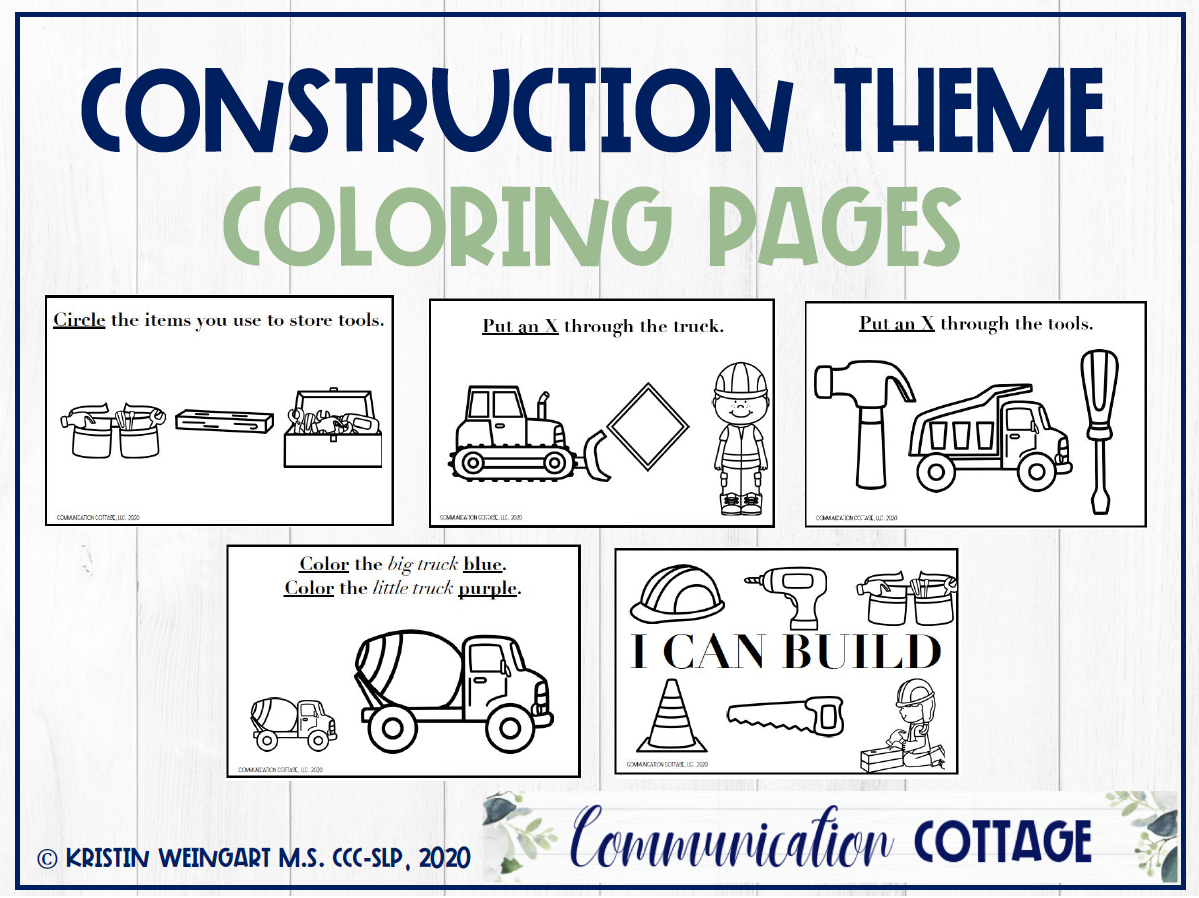 Contruction Coloring Pages