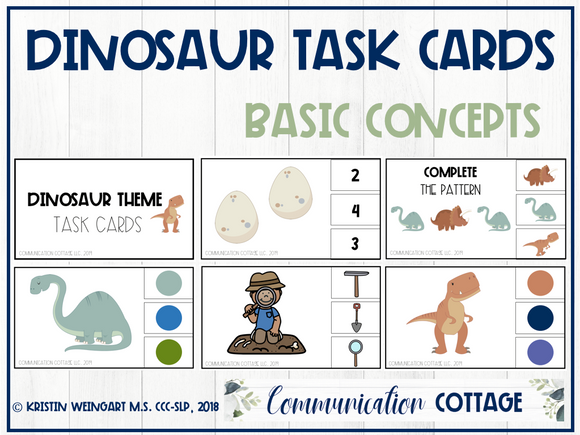 Dinosaur Task Cards