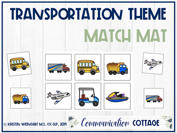 Transportation Match Mat