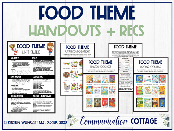 Food Theme Handouts and Recommendations