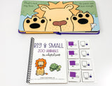 Big and Small Zoo Animals: Adapted Book