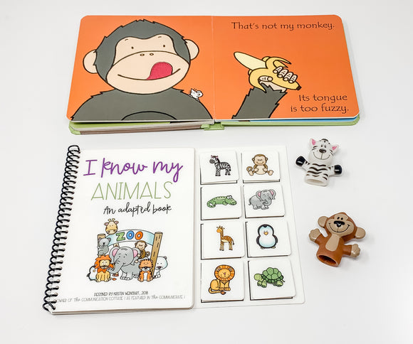 I Know My Animals: Adapted Book