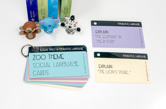 Zoo Social Skills Cards