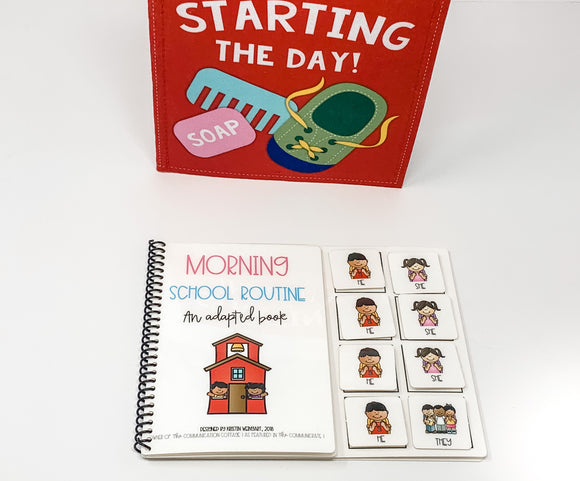 Morning School Routine: Adapted Book