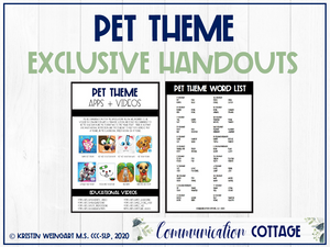 Pet Exclusive Handouts