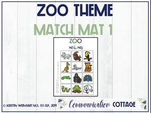 Zoo Match Mat 1