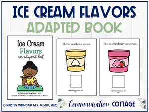 Ice Cream Flavors: Adapted Book