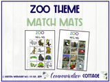 Zoo Match Mats - Set of 2