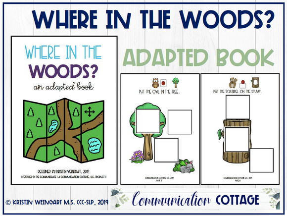 Where In The Woods: Adapted Book