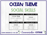 Ocean Social Skills Cards