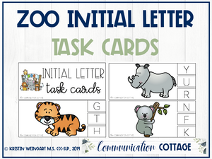 Zoo Task Cards