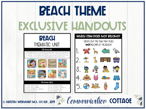 Beach Theme Exclusive Handouts
