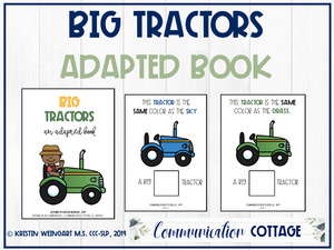 Big Tractors: Adapted Book