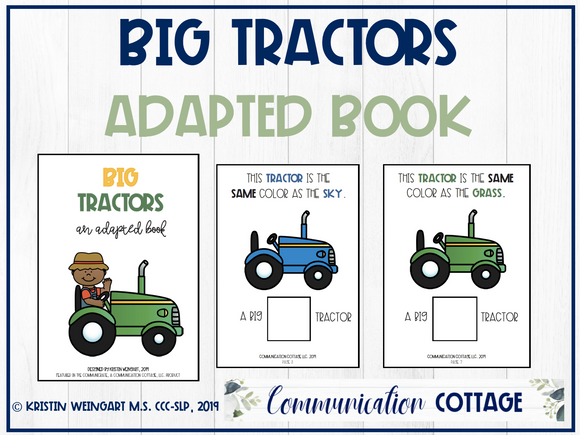 Big Tractors: Adapted Book