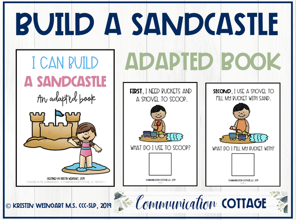 I Can Build a Sandcastle: Adapted Book