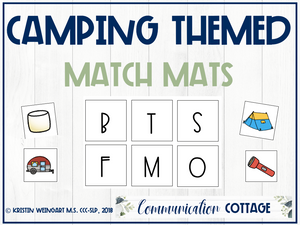 Camping Match Mat