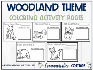 Woodland Coloring Pages