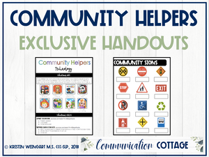 Community Helpers Exclusive Handouts