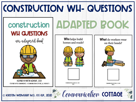 Construction Wh- Questions: Adapted Book