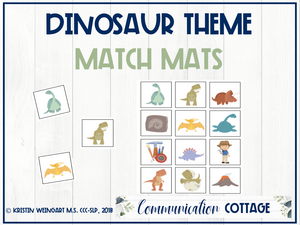 Dinosaur Match Mat
