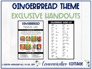 Gingerbread Exclusive Handouts