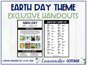 Earth Day Exclusive Handouts
