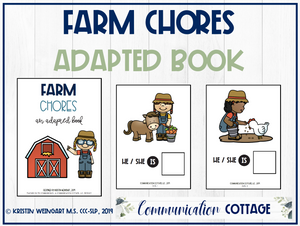 Farm Chores: Adapted Book
