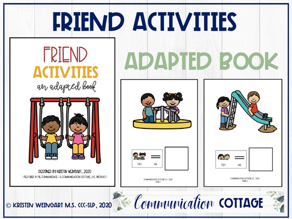 Friend Activities: Adapted Book