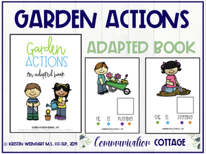 Garden Actions: Adapted Book