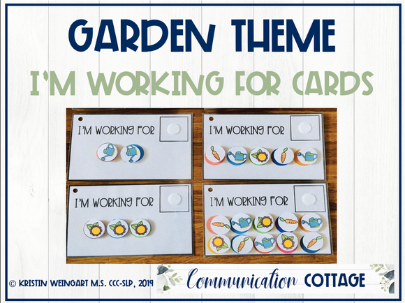 Garden: I'm Working For Cards