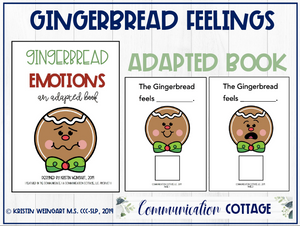 Gingerbread Feelings: Adapted Book