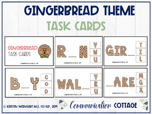 Gingerbread Task Cards