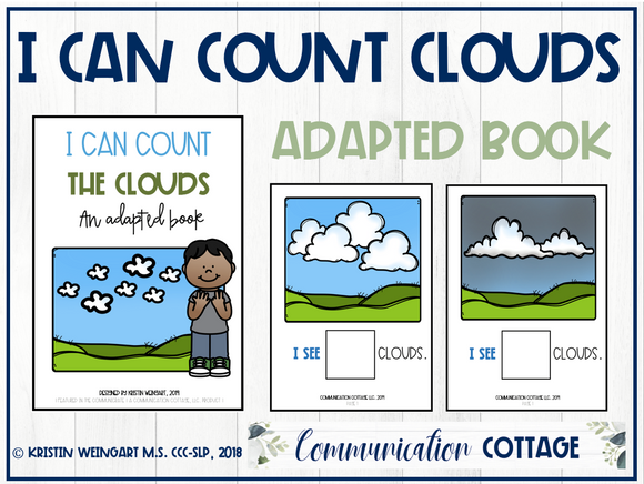 I can count the clouds: Adapted Book