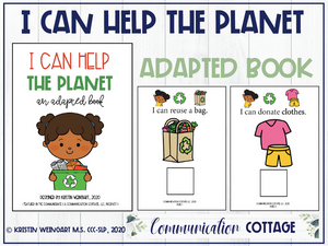 I Can Help The Planet: Adapted Book