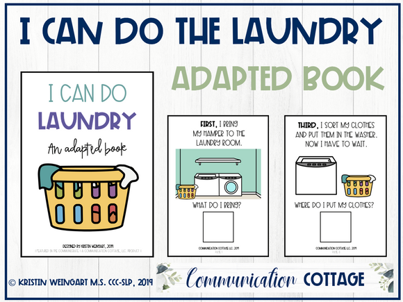 I Can Do Laundry: Adapted Book