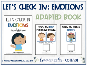 Let's Check In-Emotions: Adapted Book