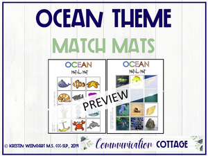 Ocean Match Mats - Set of 2