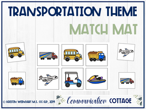 Transportation Match Mat