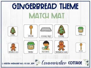 Gingerbread Match Mat