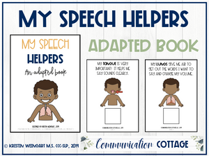 My Speech Helpers: Adapted Book