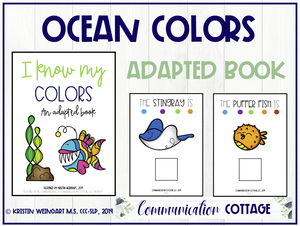 I Know My Colors: Adapted Book