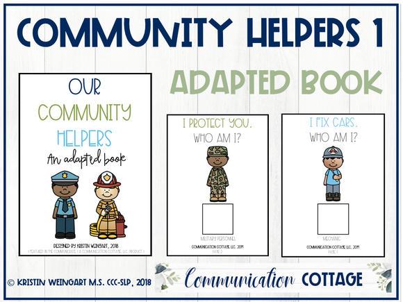 Our Community Helpers 1: Adapted Book