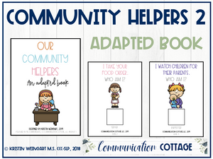 Our Community Helpers 2: Adapted Book