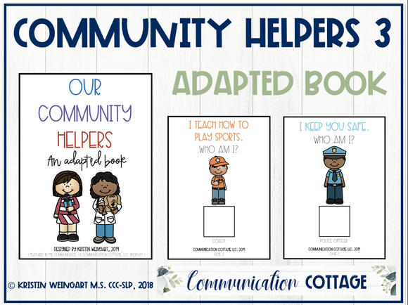 Our Community Helpers 3: Adapted Book